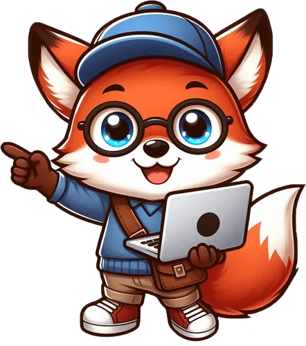 laptop friendly cafe mascot logo